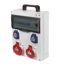 FAMATEL fb31005 ZSF20101000.1 /5813  Zás.skříň IP44 jištěná s chráničem 40/4/003, přenos