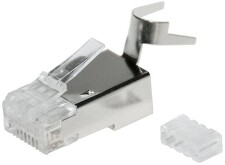 SOLARIX 11238907 KRJS45/6ASLD Datový konektor RJ45 CAT6A STP 8p8c stíněný skládaný na drát