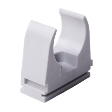 KOPOS 5332_KB - příchytka 32mm PVC KB světle šedá *8595057617919