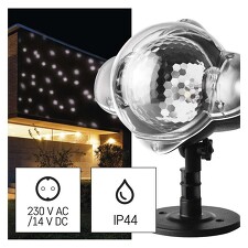 EMOS DCPC03 LED dekorativní projektor – padající vločky, venkovní