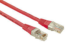 SOLARIX 28360059 C5E-155RD-0,5MB Patch kabel CAT5E UTP PVC 0,5m červený non-snag-proof 