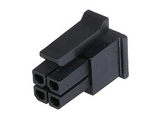 MOLEX 43025-0400 Zástrčka, kabel-pl.spoj, zásuvka, Micro-Fit 3.0, 3mm, PIN: 4
