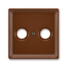 ABB 5011C-A200 H3, CLASSIC Kryt zásuvky TV+R; hnědá