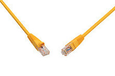 SOLARIX 28340109 C5E-155YE-1MB Patch kabel CAT5E UTP PVC 1m žlutý non-snag-proof