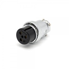 GX25A3S - 3 Pin Aviation Connector And GX25 Straight Female Cable Plug