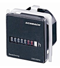 SCHRACK BZ326414-A Počítadlo provozních hodin, 230VAC 50 Hz, IP54