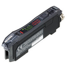 KEYENCE LV-N11CP Digital Laser Sensor Amplifier: M8 QD, Main unit, PNP