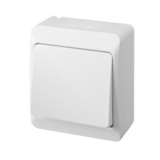 FAMATEL 5331-02 GALATEA IP44 Přepínač střídavý č.6 (bílá)