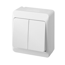 FAMATEL 5332-02 GALATEA IP44 Spínač sériový č.5 (bílá)