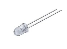 OSRAM SFH4550 IR LED, 2pin, 860nm, 3°, T-1 3/4(5mm), 700mW/Sr, 12ns