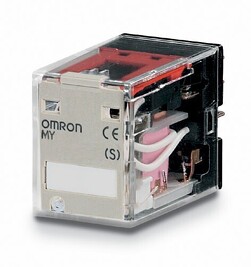 OMRON MY4N-CR 110/120AC(S) univerzální relé, 4-pólové, indikátor RC člen, 110-120VAC