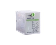 NOARK 110312 Ex9JM2L05 Zásuvné relé 5 A, 110 V AC, 2 kontakty