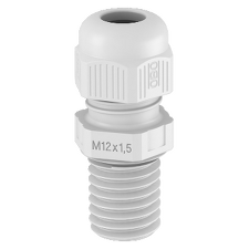 OBO BETTERMANN 2022949 V-TEC VM L25 LGR Kabelová vývodka M25 x 1,5 dlouhý metrický závit, světle šedá