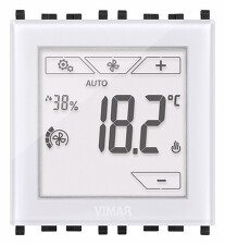 VIMAR 02951.B - Domotic touch-thermostat 2M white