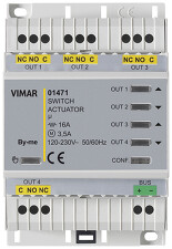 VIMAR 01471 - Multifunct.autom.actuator 4OUT relay