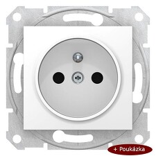 AKCE SCHNEIDER SDD111012X10 Zásuvka 230V 16A clonky bezšr.bílá  (bal=10ks) + Poukázka