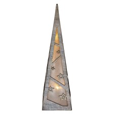 EMOS DCWW09 LED pyramida, 36cm, 2× AA, teplá bílá, časovač