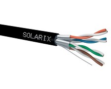 SOLARIX 26000040 SXKD-6A-STP-PE Instalační kabel CAT6A STP PE Fca (500m/cívka)