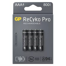 EMOS B22184 GP nabíjecí baterie ReCyko Pro AAA (HR03) 4PP