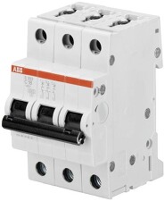 ABB ELSYNN Jistič S203-B20 3-pól. 20A,char.B, 6kA *2CDS253001R0205