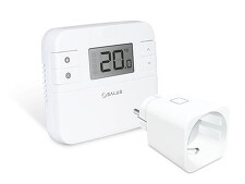 SALUS RT310SPE Bezdrátový digitální termostat se spínanou zásuvkou, 0-230V, 0,25°C, 16A