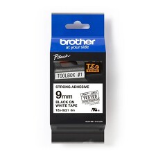 BROTHER TZE-S221 Páska černý tisk na bílé, šíře 9mm