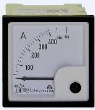Ampérmetr Fa96c, x/5A, stupnice 0-400/800A