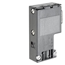SIEMENS 6ES7972-0BA12-0XA0 DP, BUS CONNECTOR FOR PROFIBUS UP TO 12 MBIT/S 90 DEGREE ANGLE