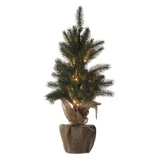 EMOS DCTW01 LED vánoční stromek, 52cm, 3× AA, vnitřní, teplá bílá