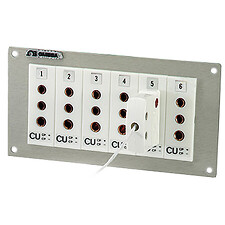 OMEGA TJP1-06-BLANK Prázdný panel pro 6 konektorů v jedné řadě