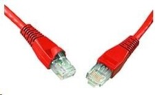 SOLARIX 28660109  Patch kabel CAT6 UTP PVC 1m červený snag-proof C6-114RD-1MB