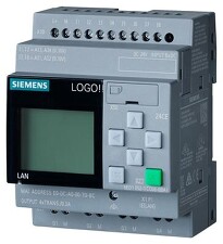 SIEMENS 6ED1052-1CC08-0BA1 LOGO! 24CE, Logický modul, displej PS/I/O: 24V/24V/24V transt.