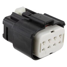 MOLEX 19418-0001 MX150L 8 Circuit Receptacle for 18-22 AWG Wire, with CPA, Black