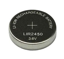 LIR2450 Knoflíkový akumulátor Li-Ion 3,6V 120 mAh 24,5 x 6mm
