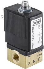 BÜRKERT 125349 3/2-cestný elektromagnetický ventil, přímý 6014-C02,0FFMSGM82-5-024/DC-08