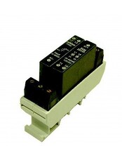 CELDUC XKM22440 SSR relé 2x4A/24-460VAC, řídicí napětí 15-40VDC, na DIN, LED, 25x76.4x53mm