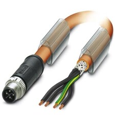 PHOENIX CONTACT 1424098 SAC-4P- 5,0-PUR/M12FSS PE SH Napájecí kabel