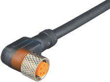 LUMBERG RKMWV 4-225/2M Připojovací kabel Konektor: M8 zásuvka PIN: 4 úhlové 90° 10m*28382