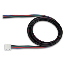 McLED ML-112.004.21.5 Připojovací konektor RGB LED pásků šíře 10 mm, 4 piny, délka 2 metry