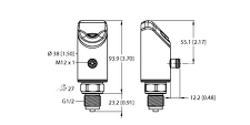 TURCK 100001530 PS510-10V-08-LI2UPN8-H1141 Snímač tlaku -1 až 10 barů