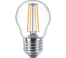PHILIPS LED žárovka CorePro LEDLuster ND 4.3-40W E27 827 P45 CL G filament *8719514347328