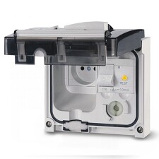 SCAME 509.3411 Zásuvka nástěnná jištěná s proudovým chráničem FI 10mA OMNIA IP56