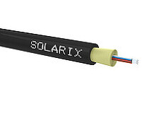 SOLARIX 70291080 SXKO-DROP-8-OS-LSOH kabel 8vl 9/125 3,7mm LSOH Eca černý