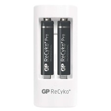 EMOS B08182U Nabíjecí baterie GP ReCyko+ HR03 (AAA), 2ks + nabíječka