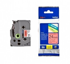 BROTHER TZE-451 Páska červená / černá (24mm, laminovaná, 8m)