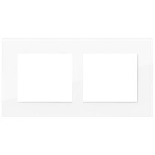 DECENTE DSD 00-00000-2157 / Rámeček dvojnásobný svislý SKLO Rám: Sněhově bílá