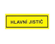 DCK Štítek Hlavní jistič kat.č.140 *07602012