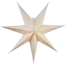 STAR 501-25 BLINKA Přírodní papírová hvězda IP20 bílá