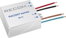 RECOM RACD07-350 Zdroj konstantního proudu pro LED 7W 350mA 21 V/DC napětí max 264V