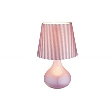 GLOBO 21652 FREEDOM Stolní lampa, keramika fialová, textil fialový